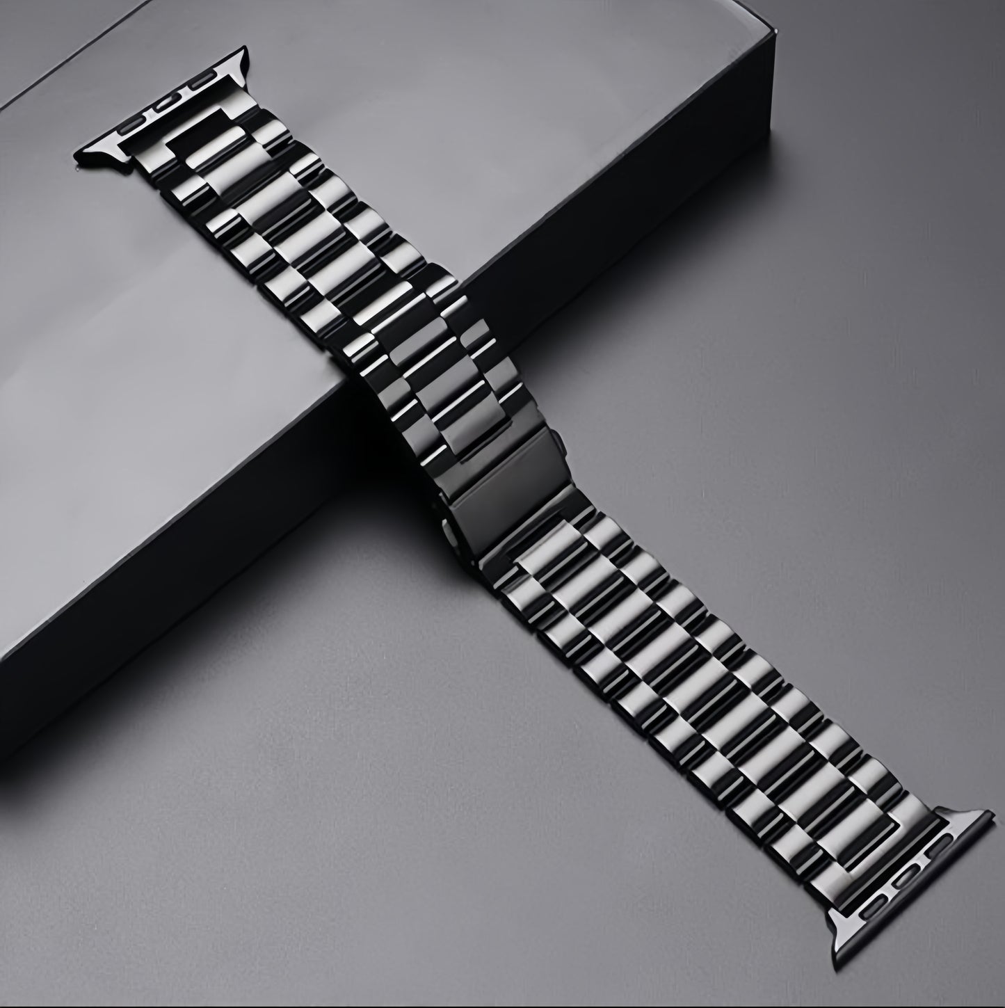 BLACK CHAIN HIGH QUALITY STAINLESS STEEL BAND FOR ALL TYPE OF  SMART WATCHS